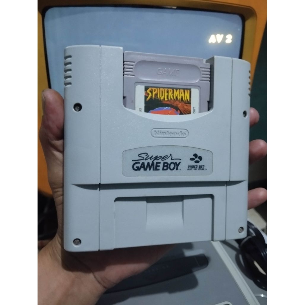 super gameboy adapter kaset super Nintendo snes pal