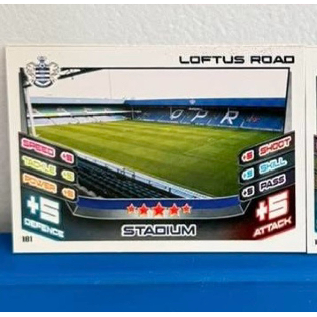 kartu bola topps match attax loftus road staidum queens park rangers