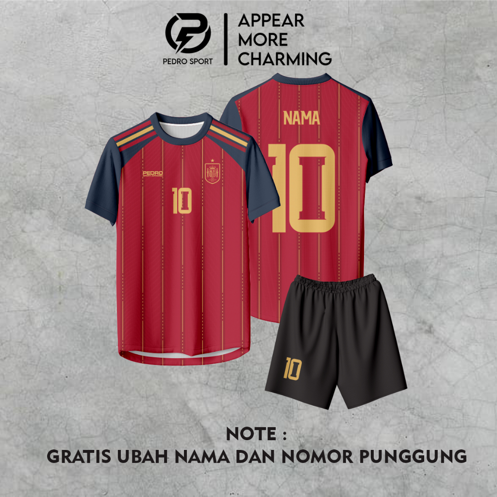 Jersey Custom Fantasy Timnas Spanyol 2026