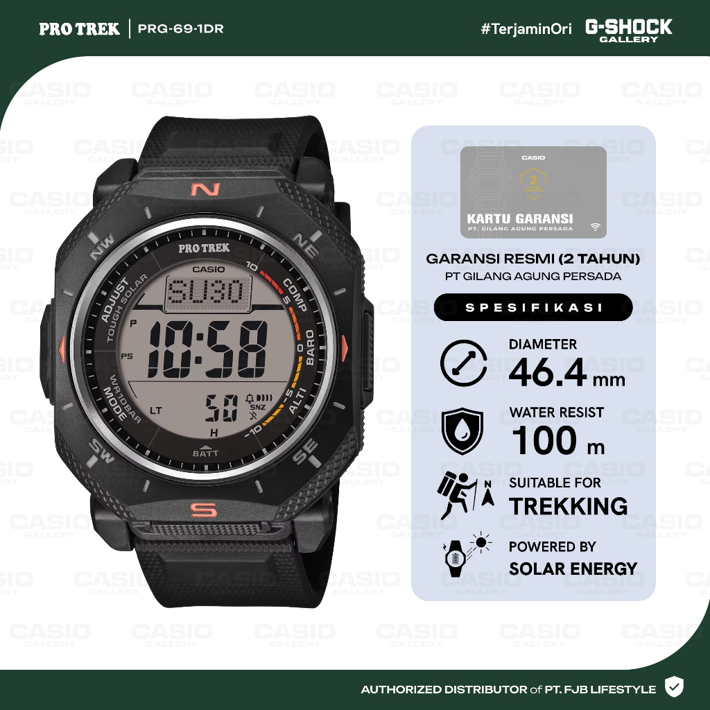 Jam Tangan Pria Protrek PRG-69-1DR Digital