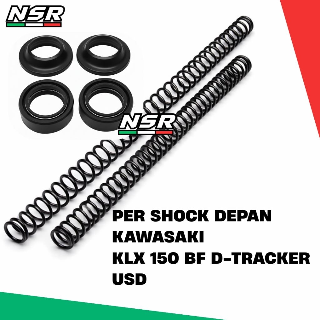 PAKET PER SHOCK DEPAN USD KAWASAKI KLX 150 230 BF D-TRACKER