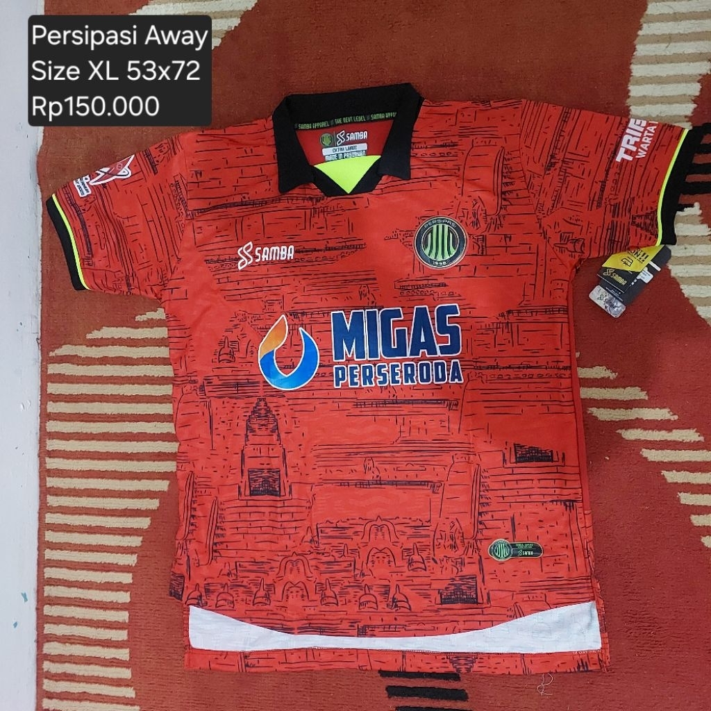 Jersey Persipasi Kota Bekasi Away Liga 4 Jawa Barat