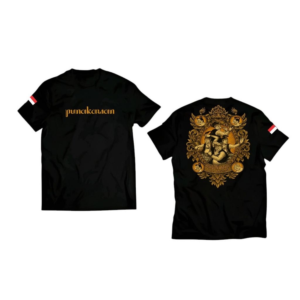 Koas T-shirt _PUNOKAWAN _ Unisex Kaos Distro Peria/ Wanita Kekinian Viral