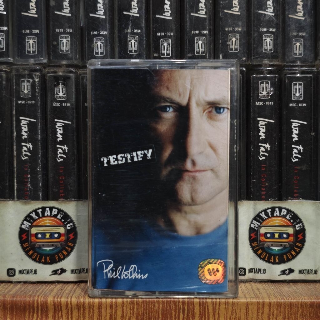 Kaset - Phil Collins - Testify - Radio Tape - Kaset Pita - Radio - Pemutar Kaset - Retro - Classic -