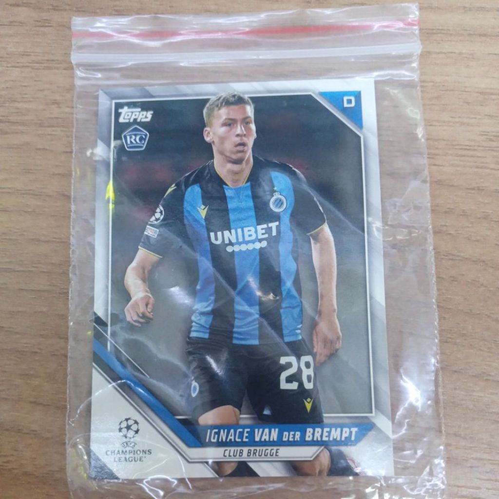 kartu bola topps ucc japan 2022 Club Brugge