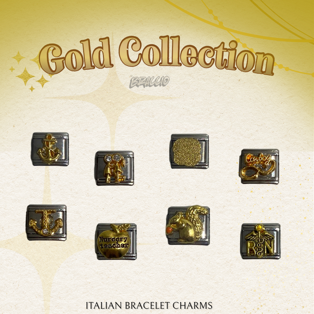 Italian Charm Bracelet (GOLD COLLECTION) - BRACCIO