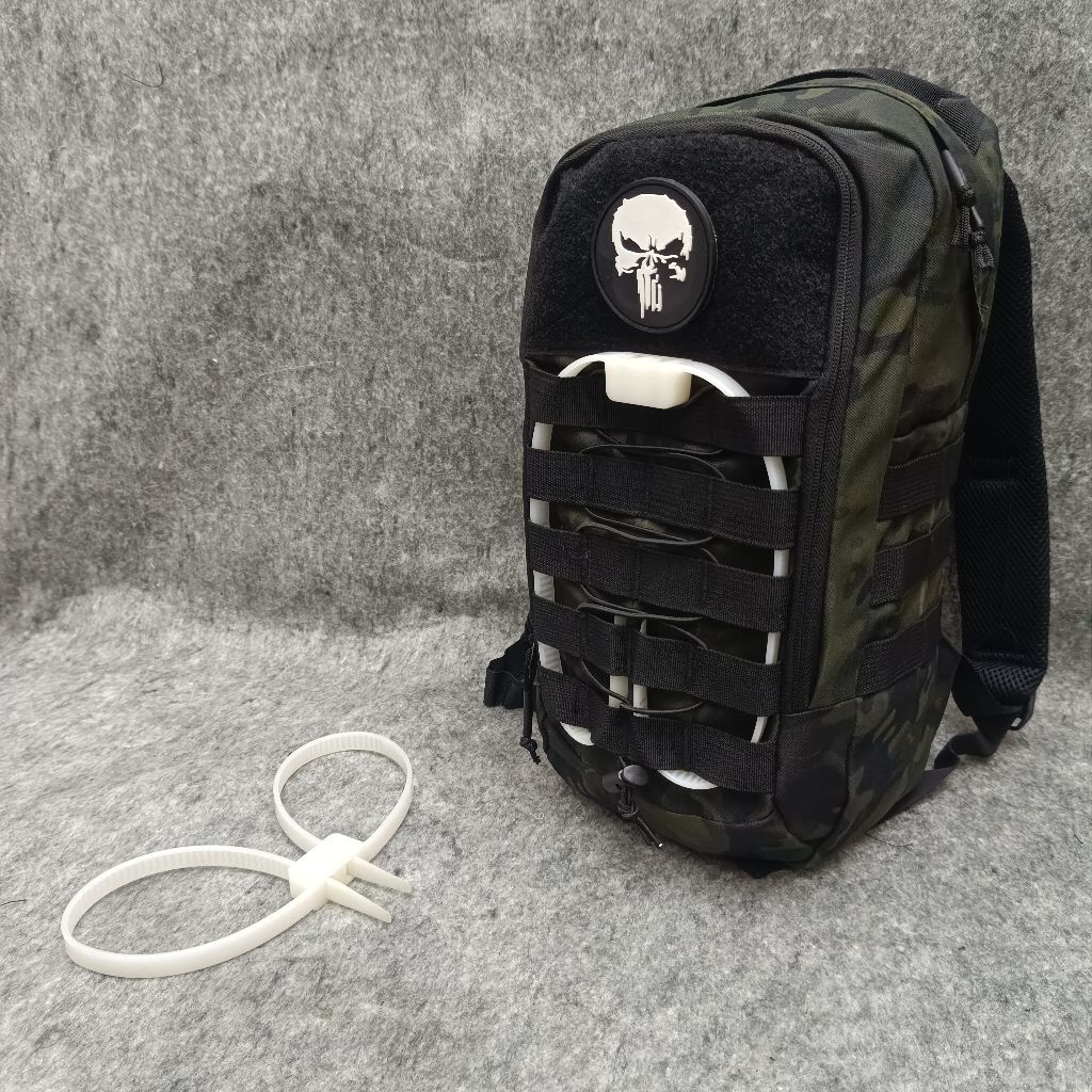 Tas Tactical Scorpion GEN 3 Multicam Black Fullset Tali Tis Putih / Tas Tactical Multicam Black / Ta