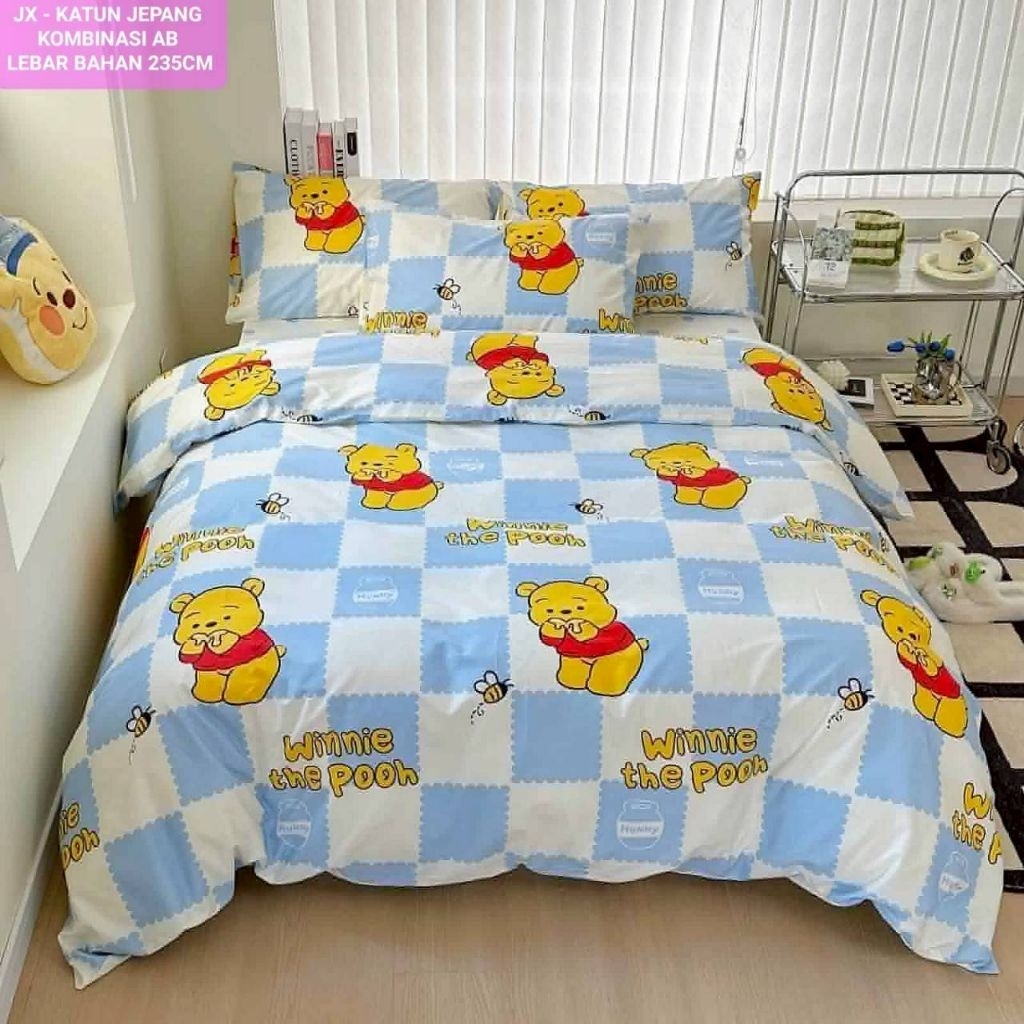 SPREI KATUN JEPANG DISNE WINNIE THE POOH