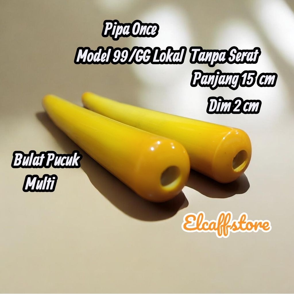 Pipa Model 99/GG, Bulat Pucuk 15cm, LMT15C