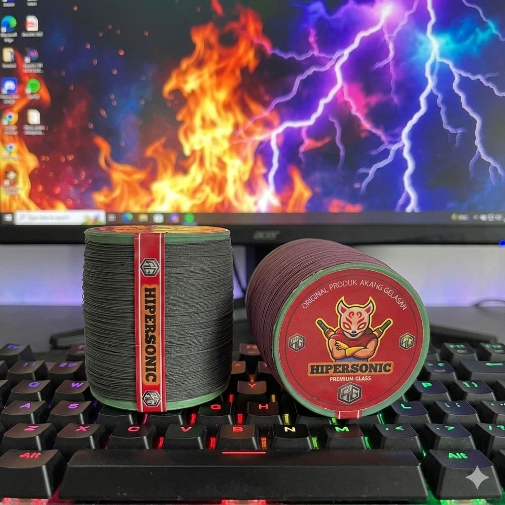 Gelasan Hipersonic 1500 022 Matot Abu Sasap Padi original akang gelasan