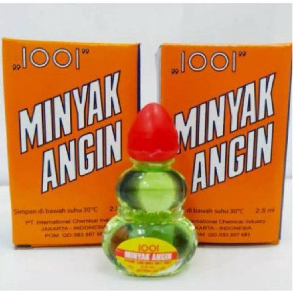 MINYAK ANGIN 1001 2,5ml ORIGINAL (botol jin) stok terakhir