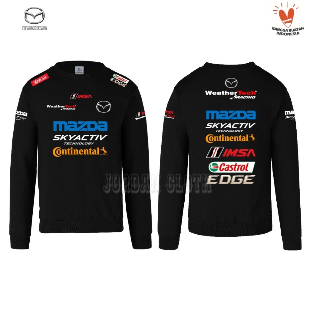 Sweater Jaket Hoodie Team Mazda Racing