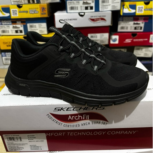 Terlaris Sepatu Skechers Hitam Original