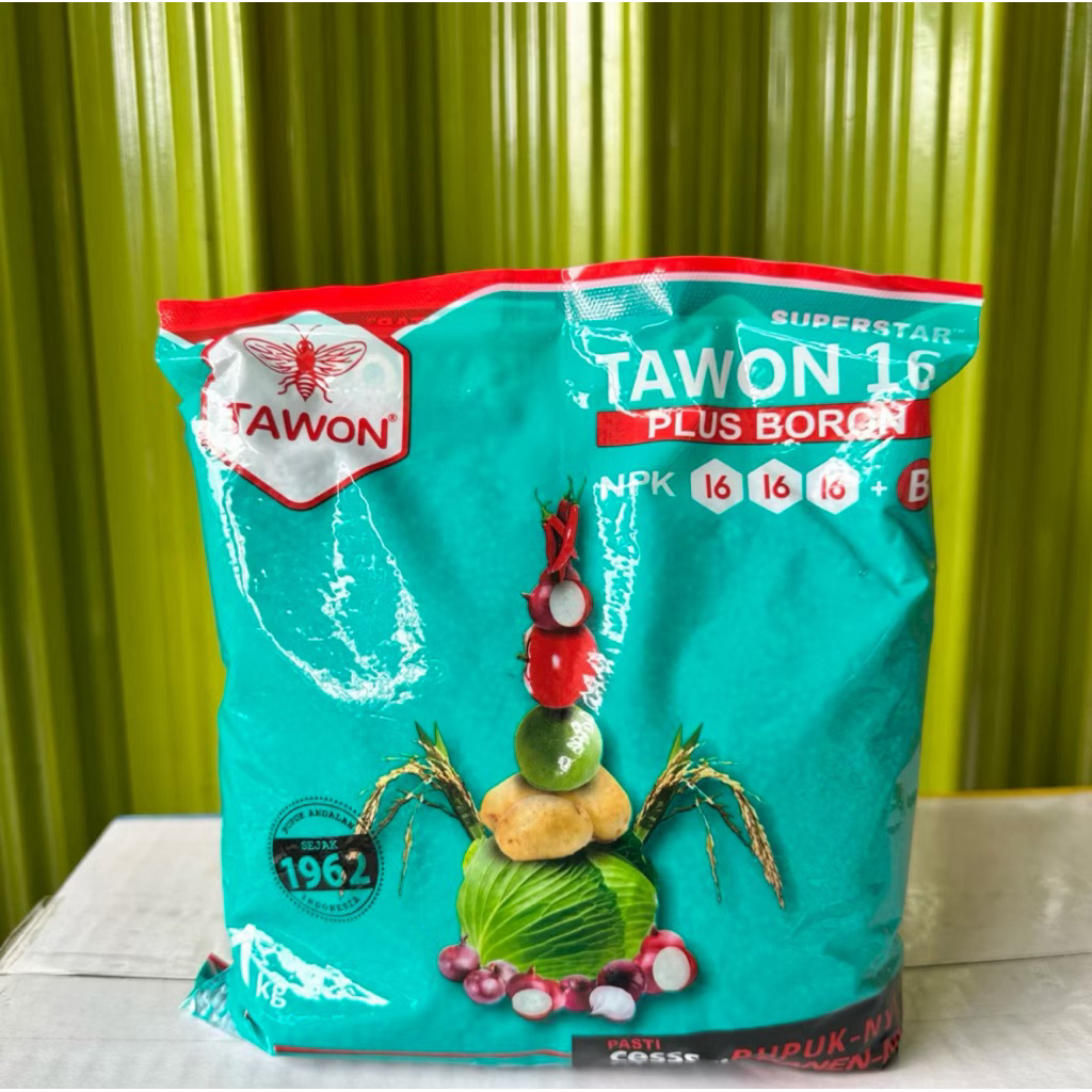 Npk Tawon 16-16-16 Kemasan 1 Kg Plus Boron/Pupuk Buah Tawon