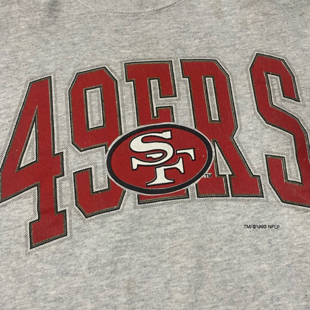 Crewneck sweater bukan hoodie vintage NFL 49ERS salem small