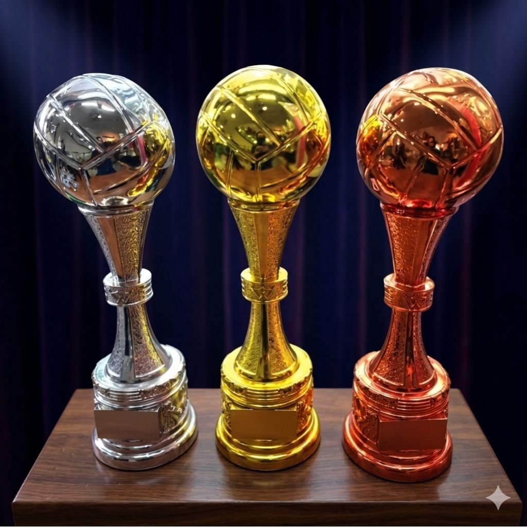 trophy/piala bola volly