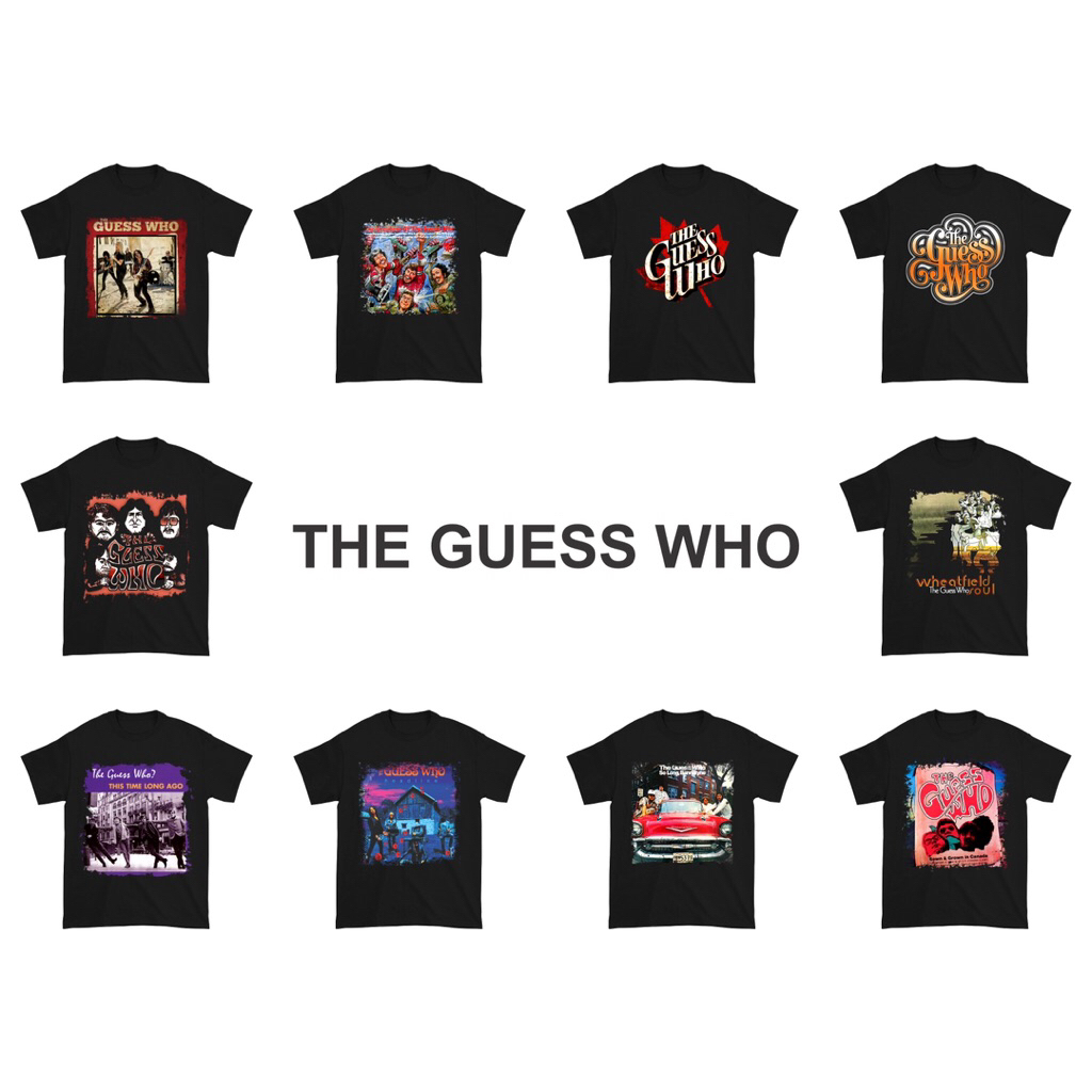 Kaos The Guess Who Band Music | Baju The Guess Who Band Musik | T-Shirt Vintage | Kaos Pria dan Wani