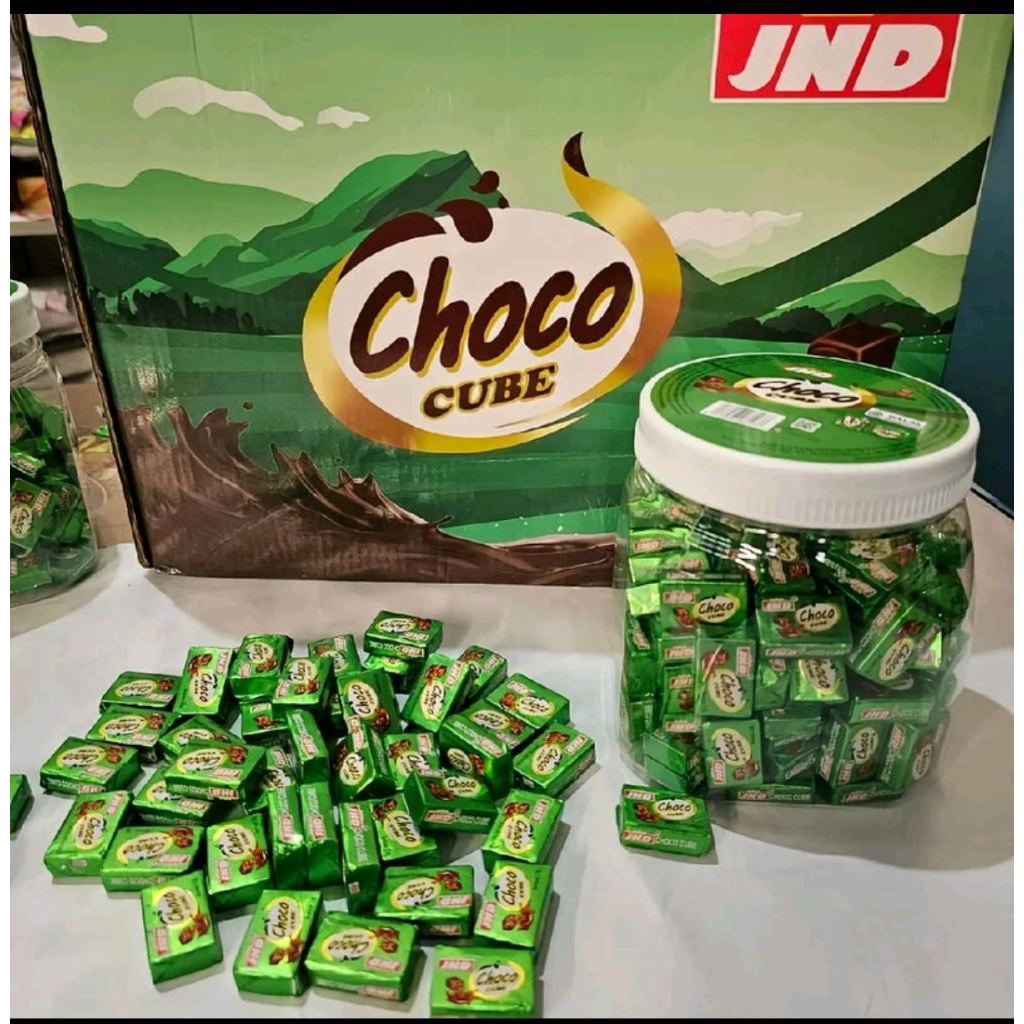 Candy Choco & Milk cube isi 120 pcs