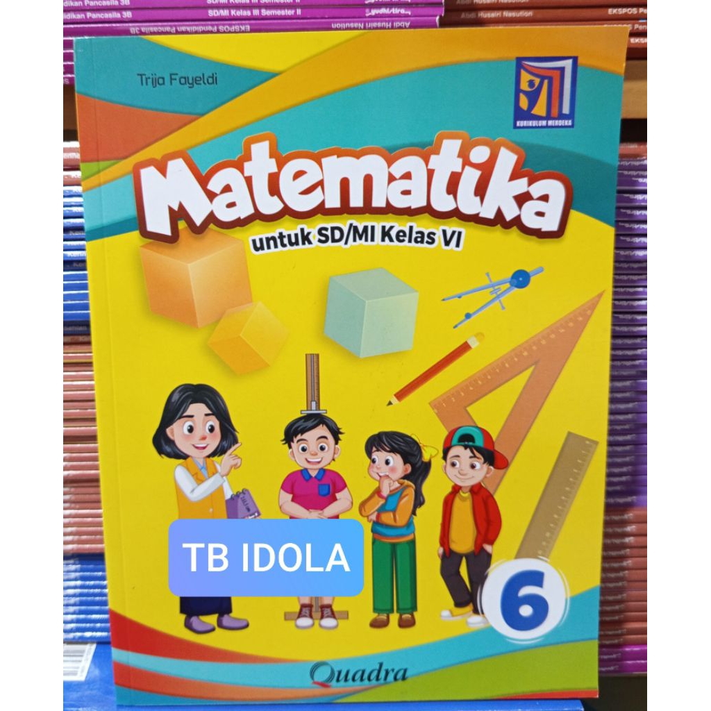 Buku Matematika Kelas 6 SD Kurikulum Merdeka Quadra