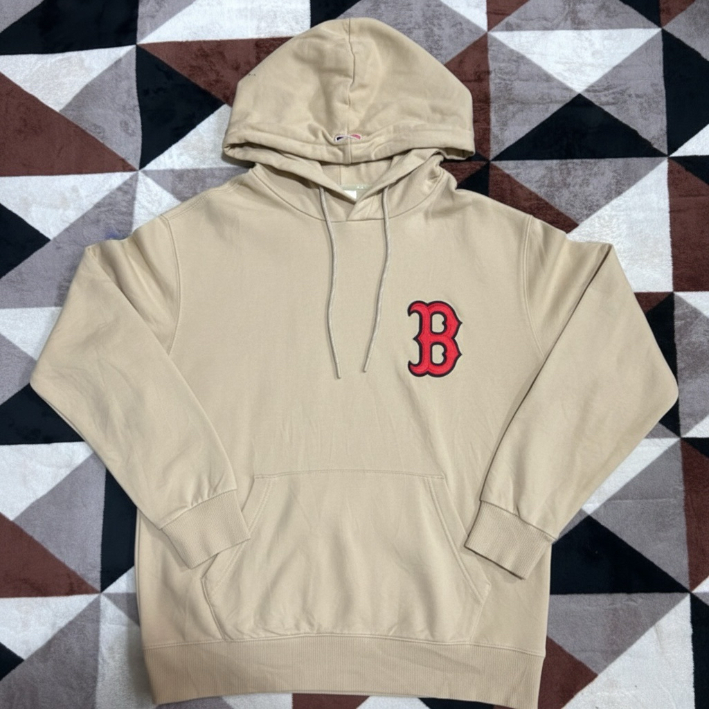 MLB BOSTON HOODIE — LUXURY LOGO BORDIR