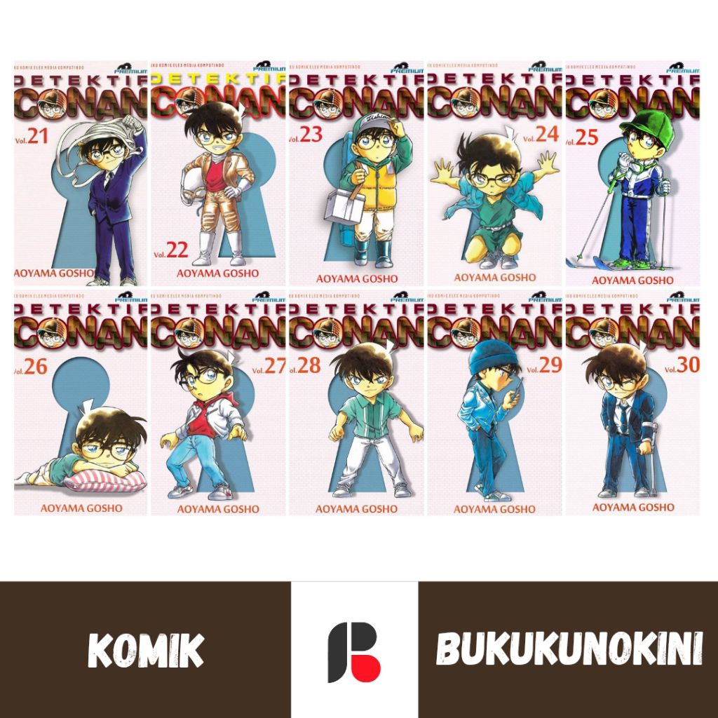 (Original, Segel) Komik Detektif Conan Premium Vol 1 2 3 4 5 6 7 8 9 10 11 12 13 14 15 16 17 18 19 2