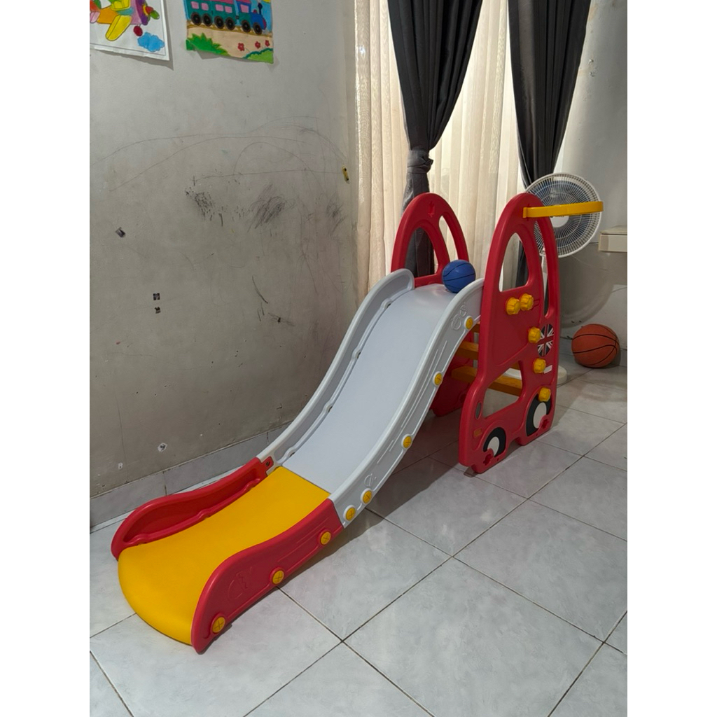 London Bus Slide Labeille Preloved Good Condition | Perosotan Anak Preloved | Perosotan Anak Bekas