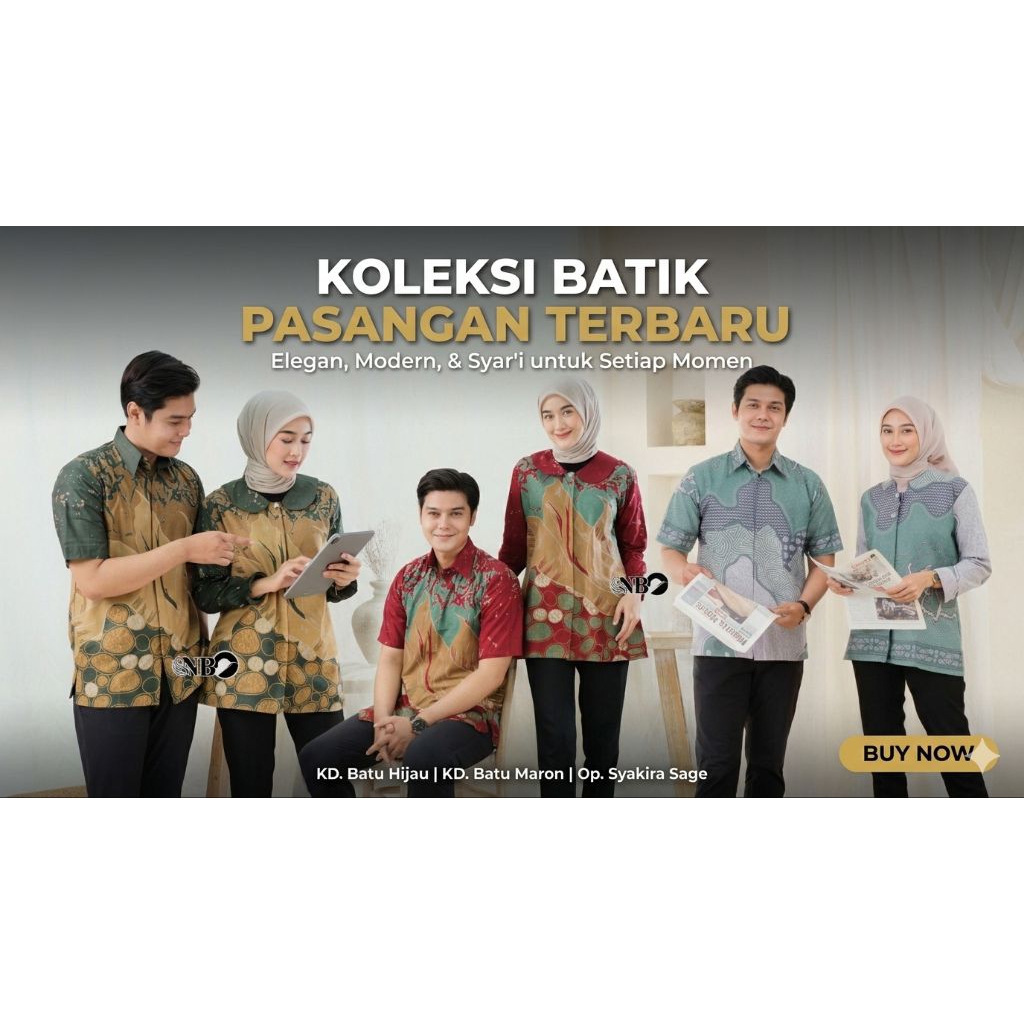 Batik Alisan Maura couple Atasan Blouse Hem pakaian kerja modern