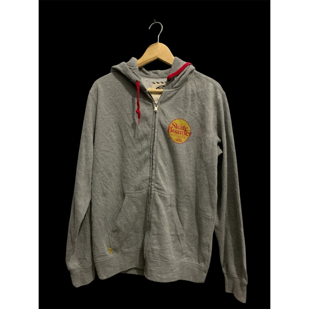 hoodie zipper vans vintage abu sz M fit L (112-115*72) minus