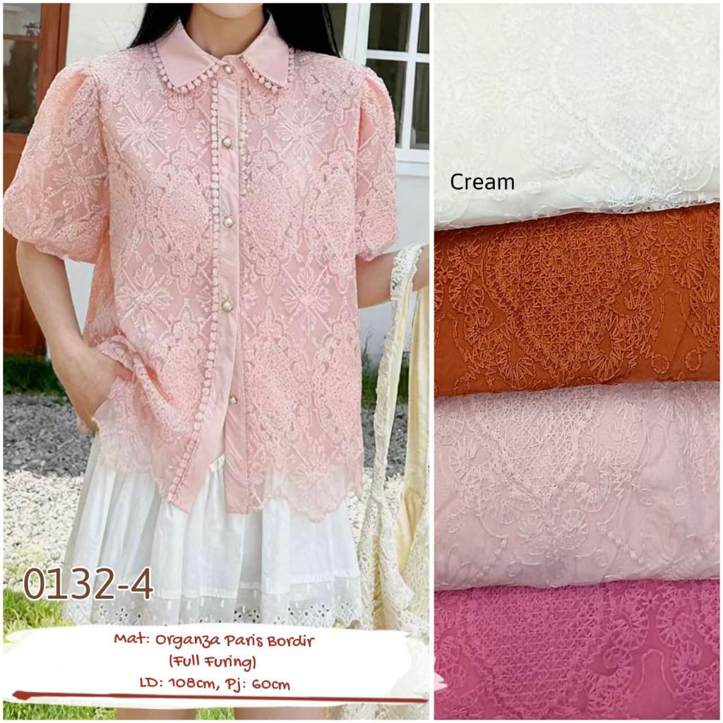 Blouse Brukat dan Rajut Korean, Bangkok Style Import All size