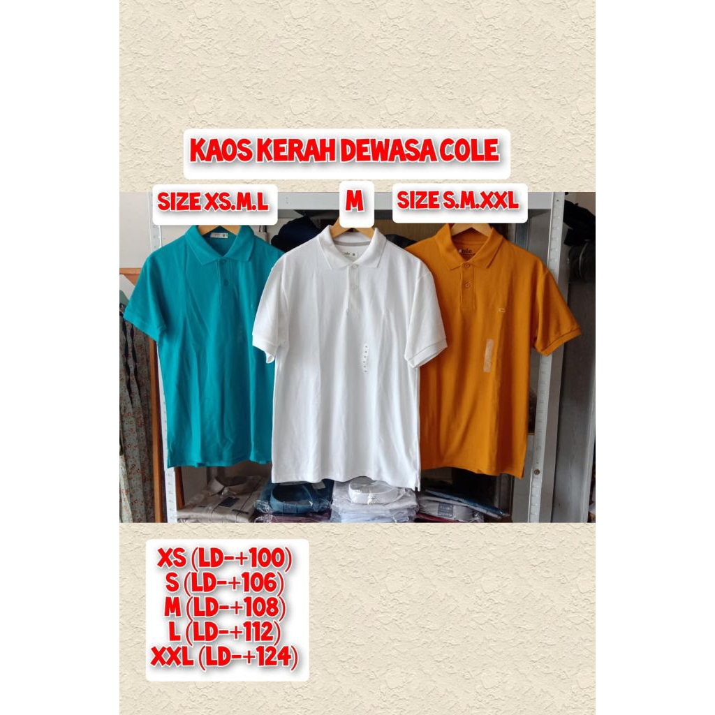 kaos kerah Cole