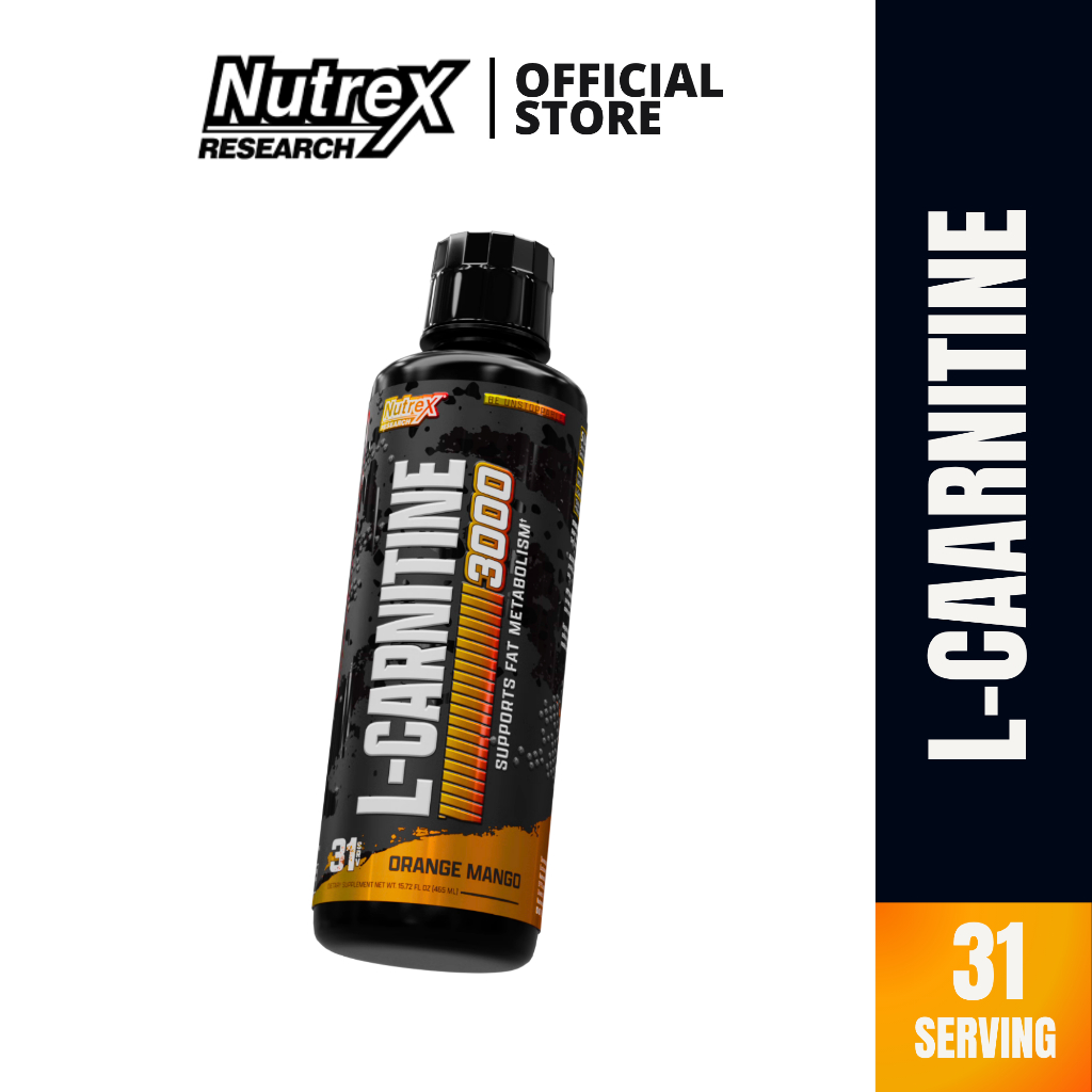 Nutrex Research L-Carnitine 3000 31 Sajian Fat Burner BPOM