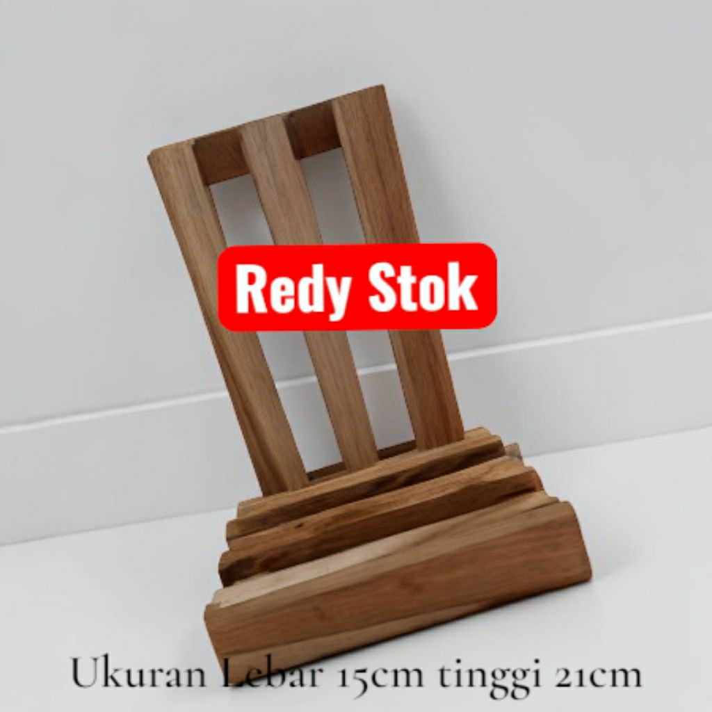 Pot Kayu jati tempel dinding 869 L