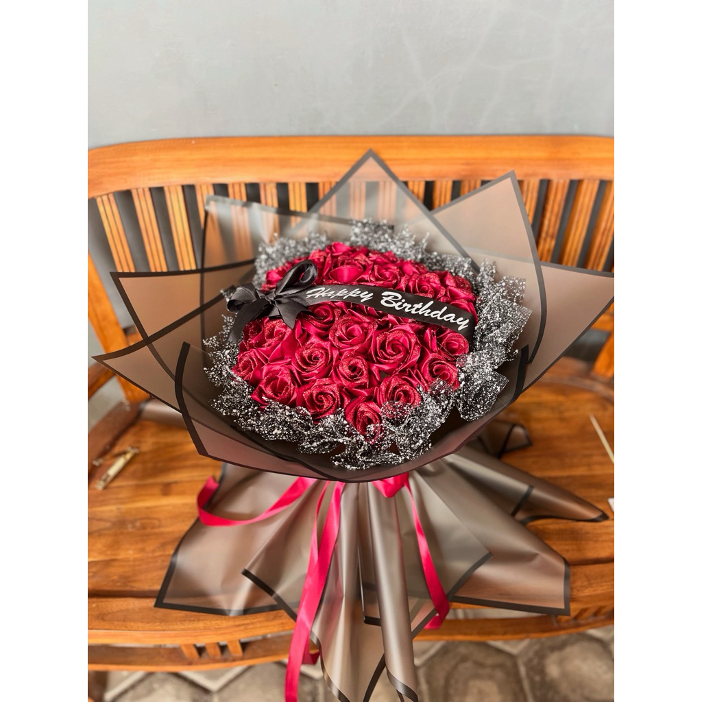 buket bunga satin/buket bunga satin premium /buket bunga semarang/buket bunga satin murah/buket bung