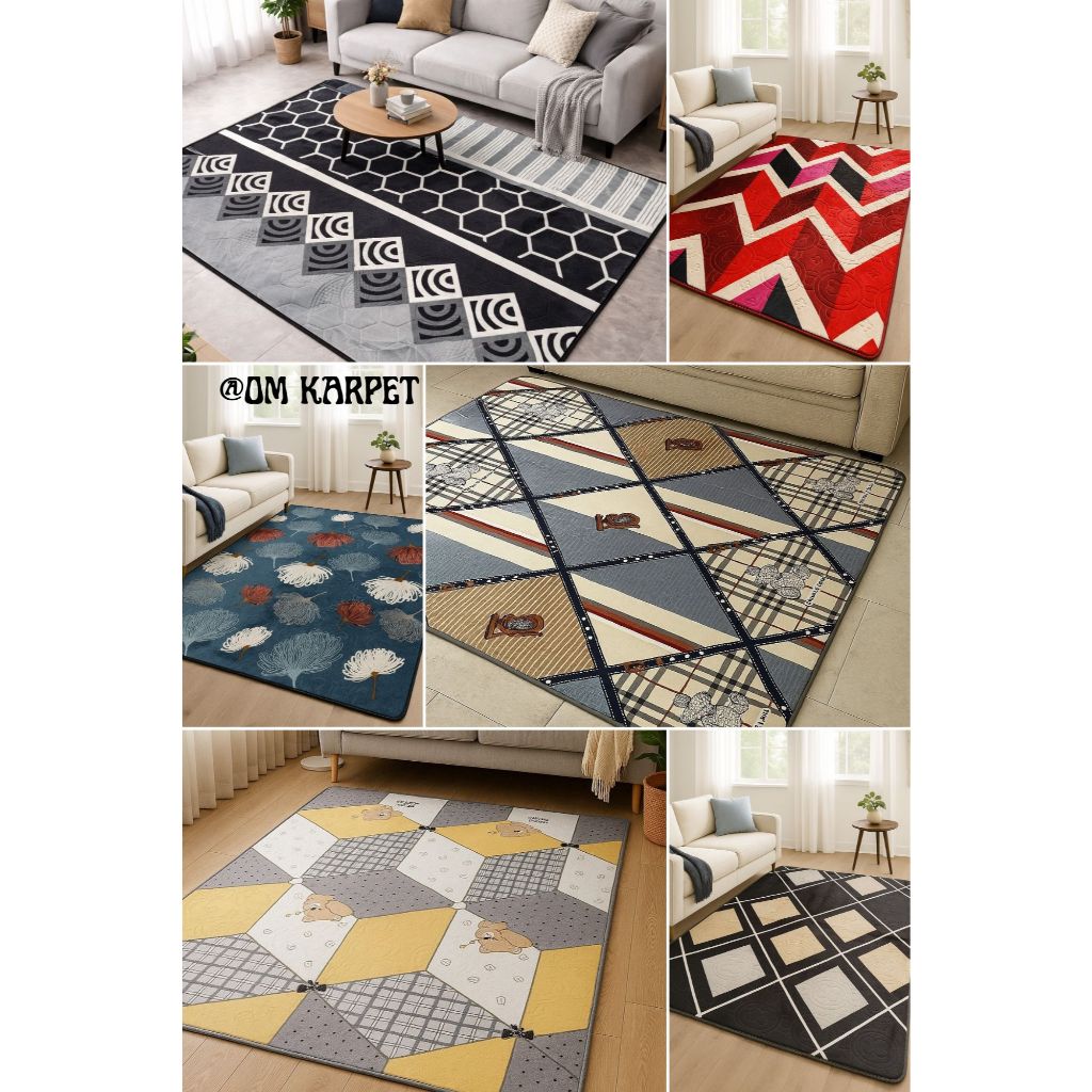 KARPET MALAYSIA 190X270 KARPET MINIMALIS JUMBO