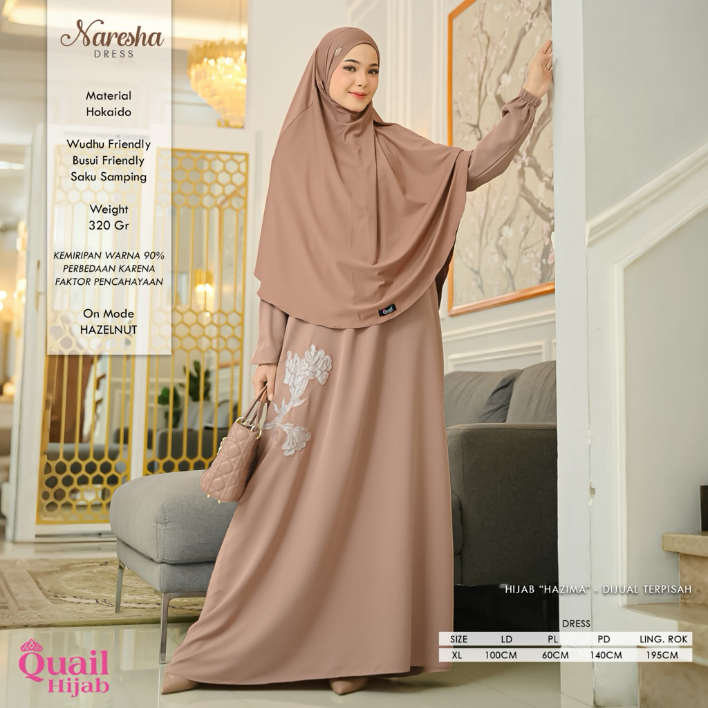 Quail Hijab - NARESHA EXCLUSIVE DRESS ORI QUAIL