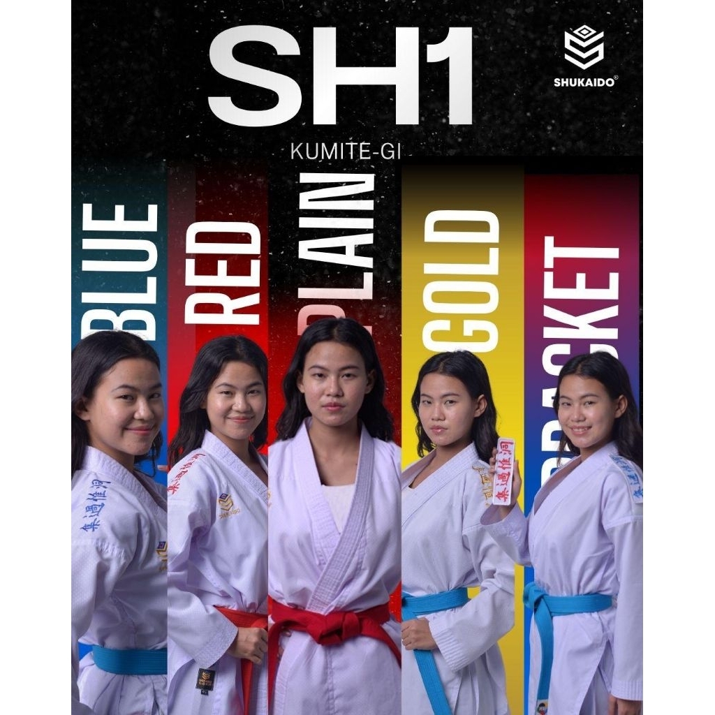 [SH1] KARATE GI SHUKAIDO KUMITE //TEGI //BAJU KARATE // BAJU KUMITE