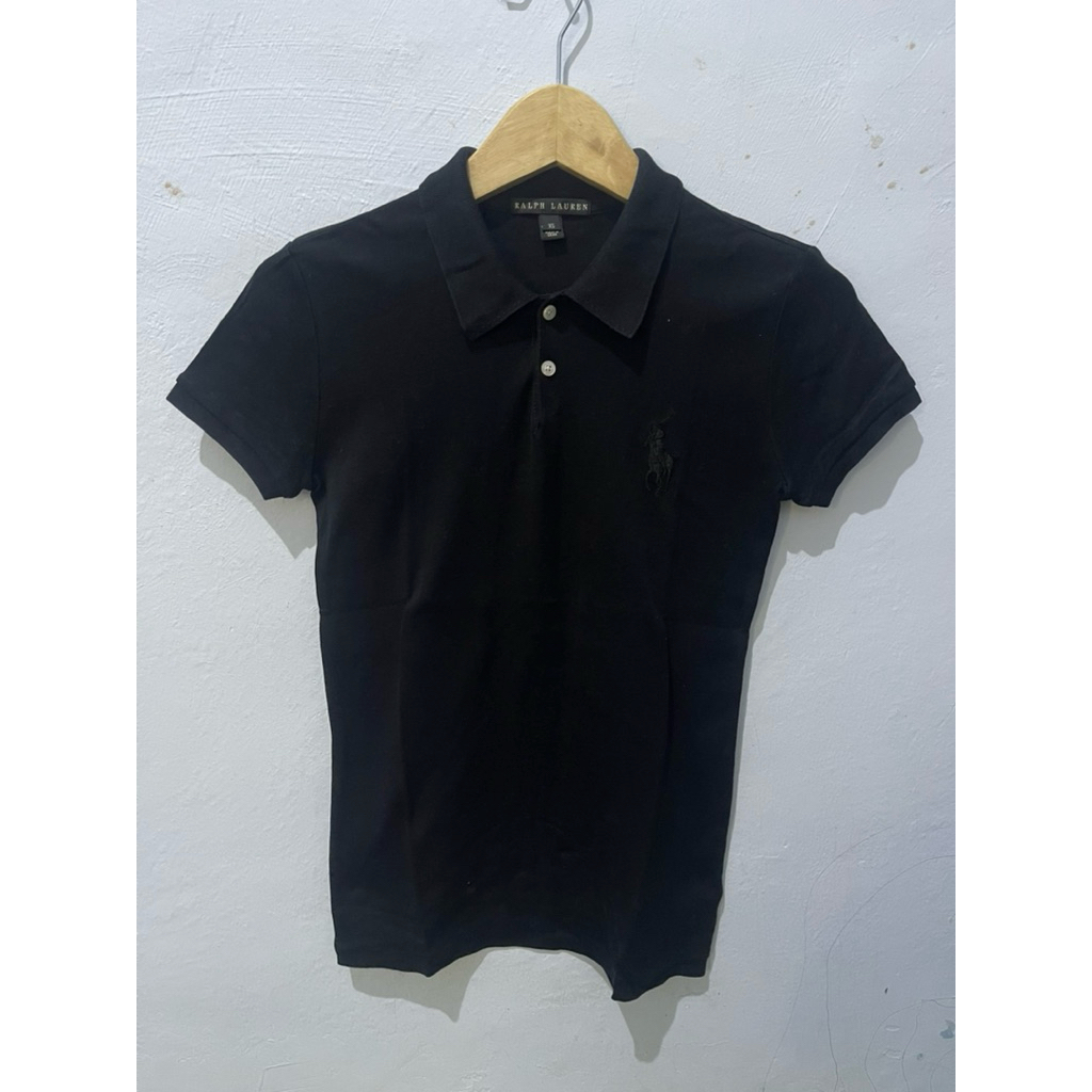 Kaos Kerah Cewek Polo Ralph Lauren Big Logo Original Second