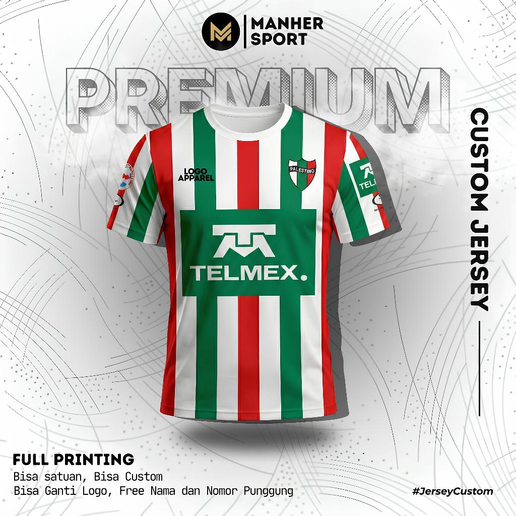 JERSEY DEPORTIVO PALESTINO 2009 2010 FULL PRINTING PREMIUM