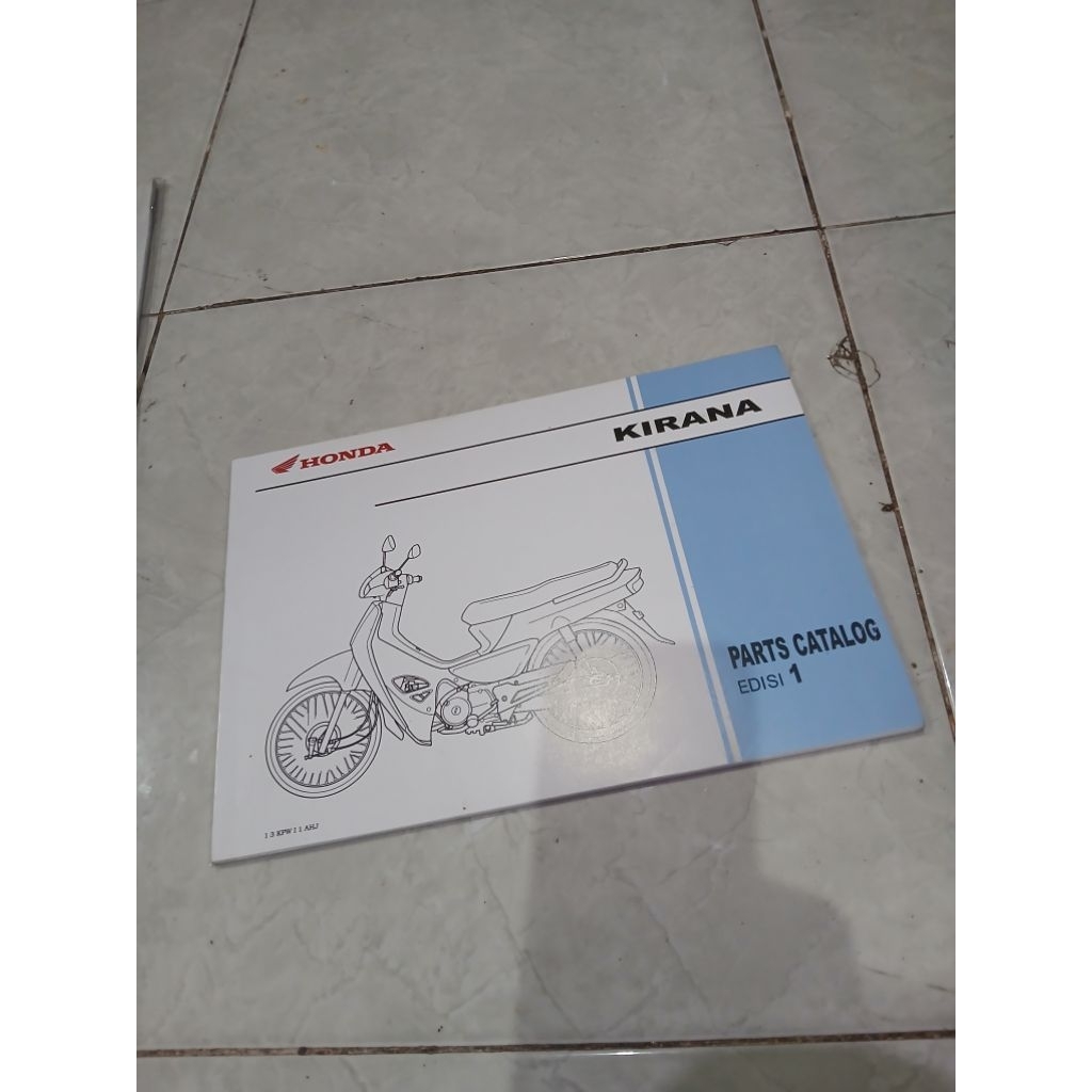BUKU PART CATALOG HONDA KIRANA