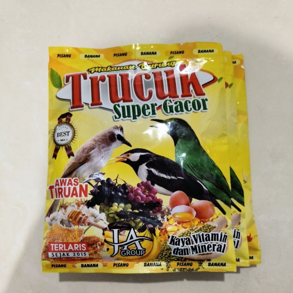 Pakan Voer Burung Berkualitas untuk Trucukan, Kutilang, Cucak Ijo, dan Burung Pemakan Buah Lainnya
