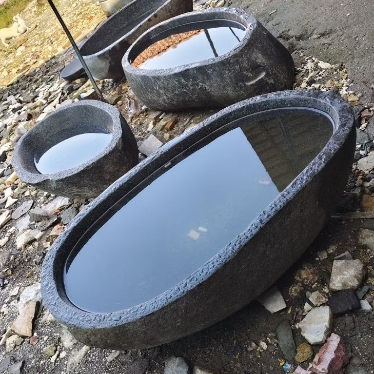 KOLAM IKAN BATU ALAM ESTETIC