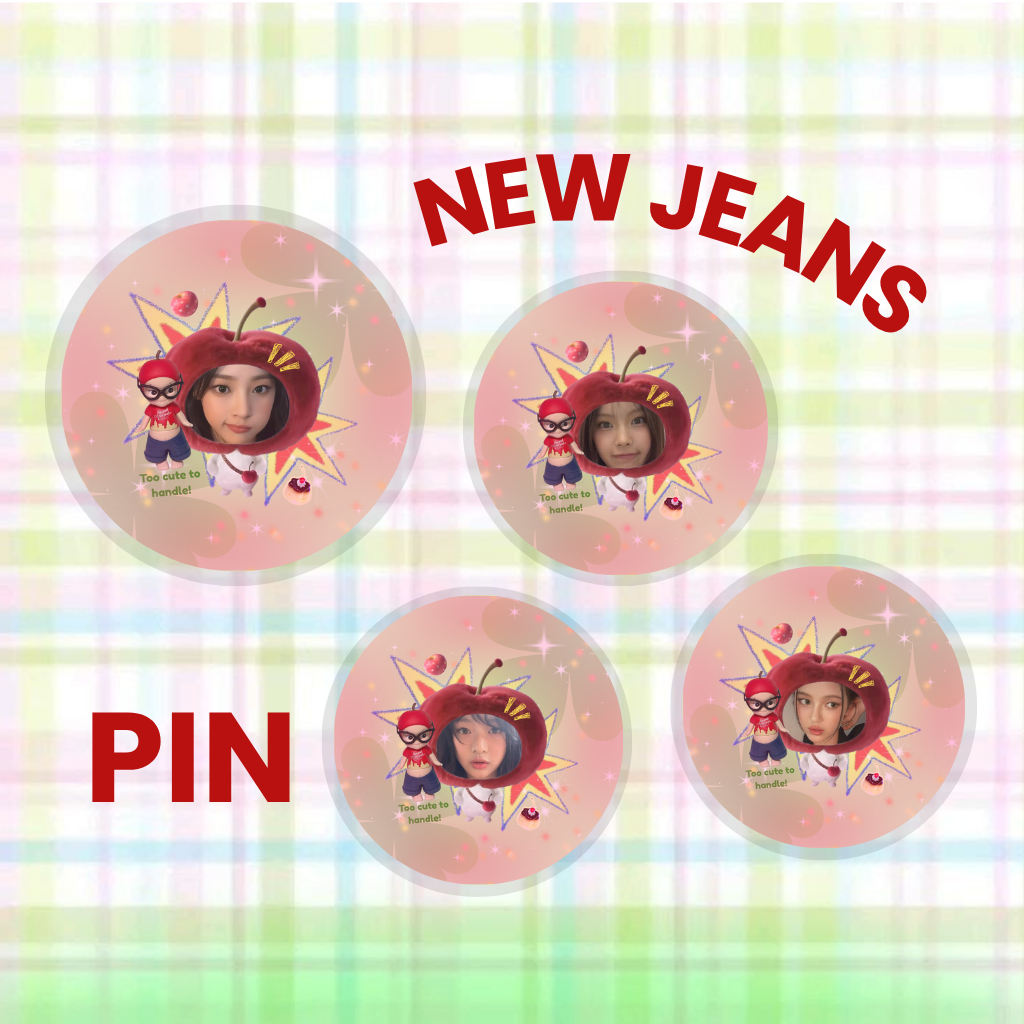 pin kpop newjeans | kpop girlgroup | pin kpop | pin button | kpop pin button | newjeans | juminocore