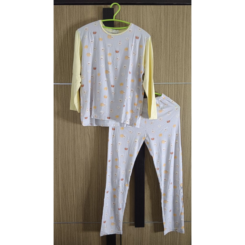 Setelan Baju Tidur/Piyama CIELYN kuning/Anak Remaja/Ld 96/RTA