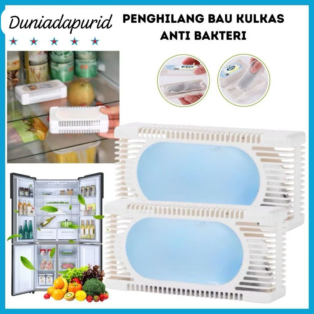 DS-Alat Penghilang Bau Kulkas Deodorizer Pengharum Alami Lemari Es Efektif Anti Bakteri