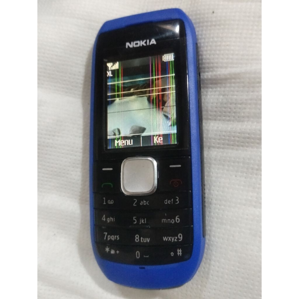 Nokia 1800 hp jadul lawas casing baru, nyala normal sinyal ada