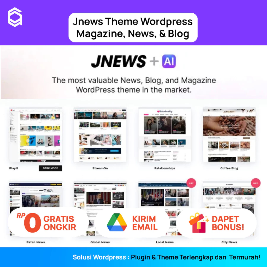 Jnews Theme Wordpress premium free update