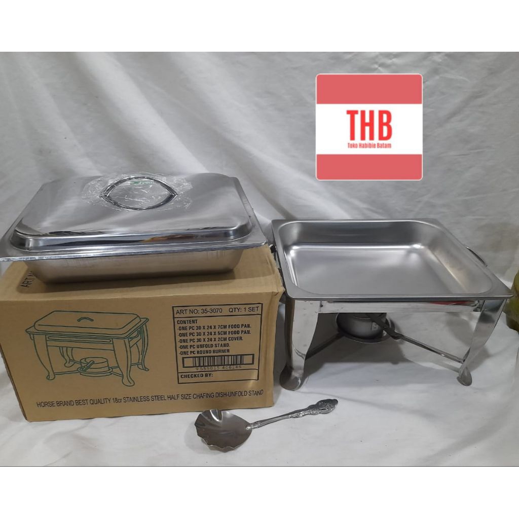 Prasmanan stainless merk horse/kuda