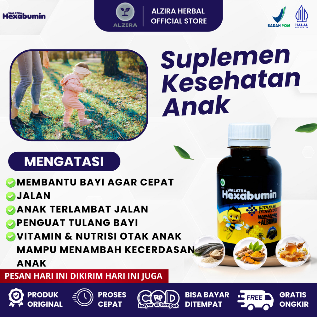 Vitamin Tulang Anak, Obat Membantu Bayi Agar Cepat Jalan, Obat Anak Terlambat Jalan, Penguat Tulang 