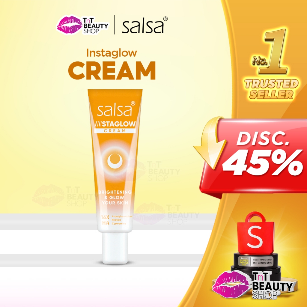 SALSA InstaGlow Cream - 16x HA 30gr | Cysteamine | Moisturizer Cream l TnT Beauty Shop