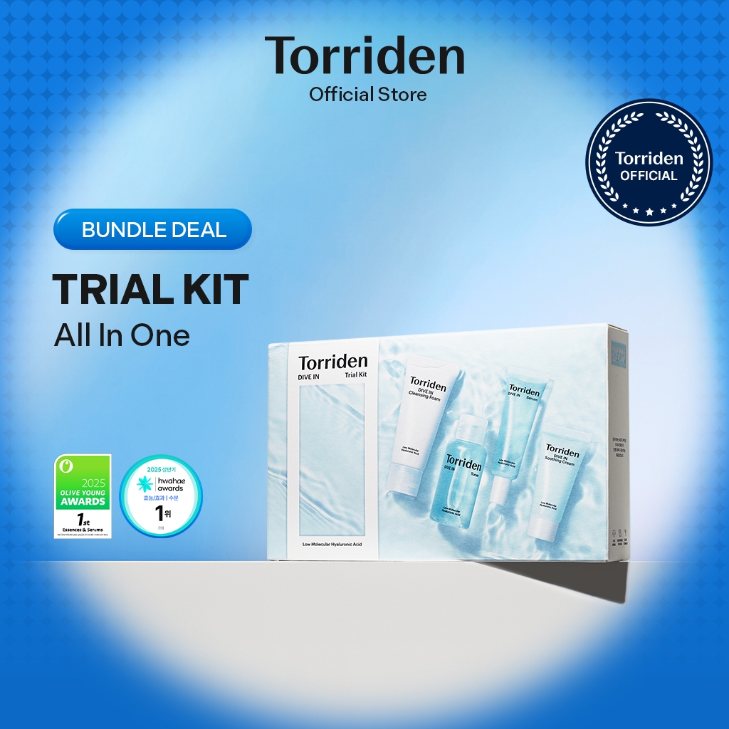 [NEW] TORRIDEN DIVE IN Skin Care Trial Kit